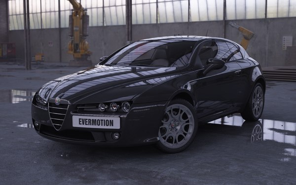 Alfa Romeo Brera 3D Models